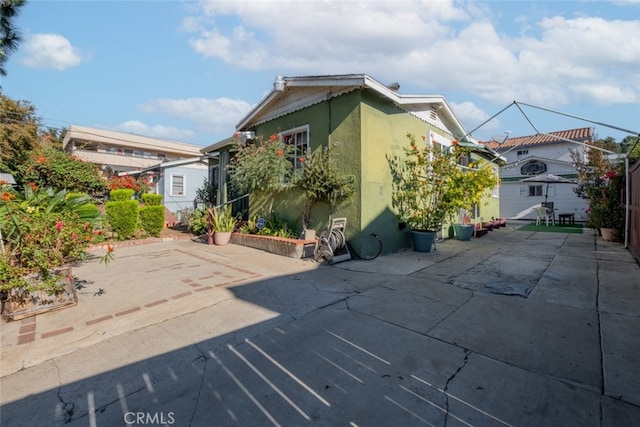 exterior space featuring a patio