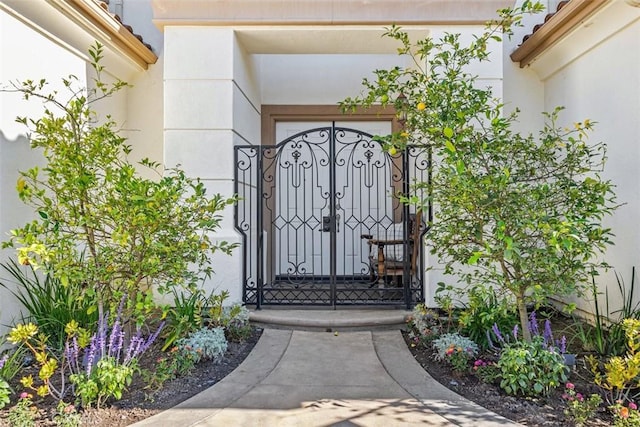 view of entrance to property