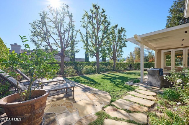 view of patio featuring central AC unit