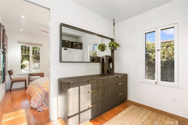 interior space featuring light hardwood / wood-style flooring