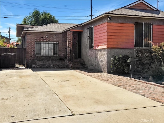 view of ranch-style house