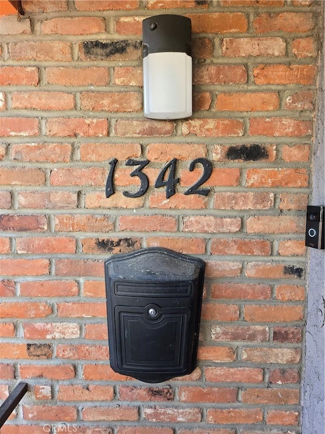 interior details with a wood stove