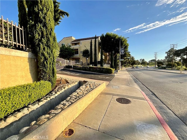 view of street