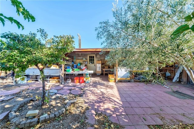 back of house featuring a patio