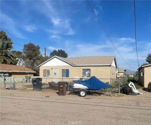 view of front of home