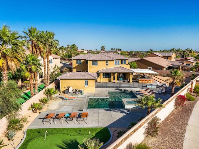 exterior space with a gazebo and a patio area