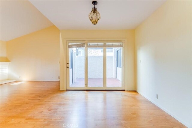 interior space featuring light hardwood / wood-style flooring