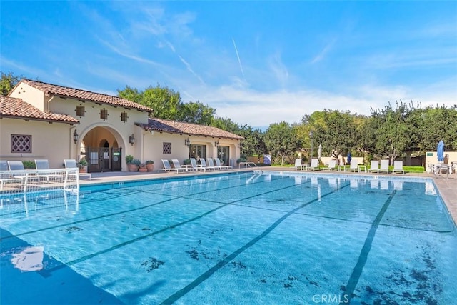 view of pool