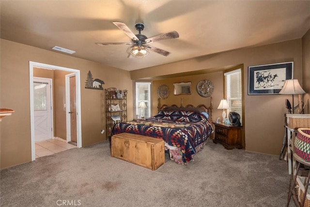 44739 Rd 619, Ahwahnee, CA 93601 - carpeted bedroom featuring ceiling fan