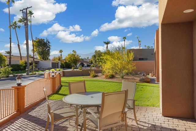 view of patio