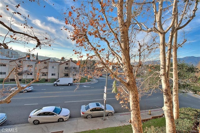 460 Oak St Unit 201, Glendale, CA 91204 - view of asphalt road featuring curbs and a mountain view