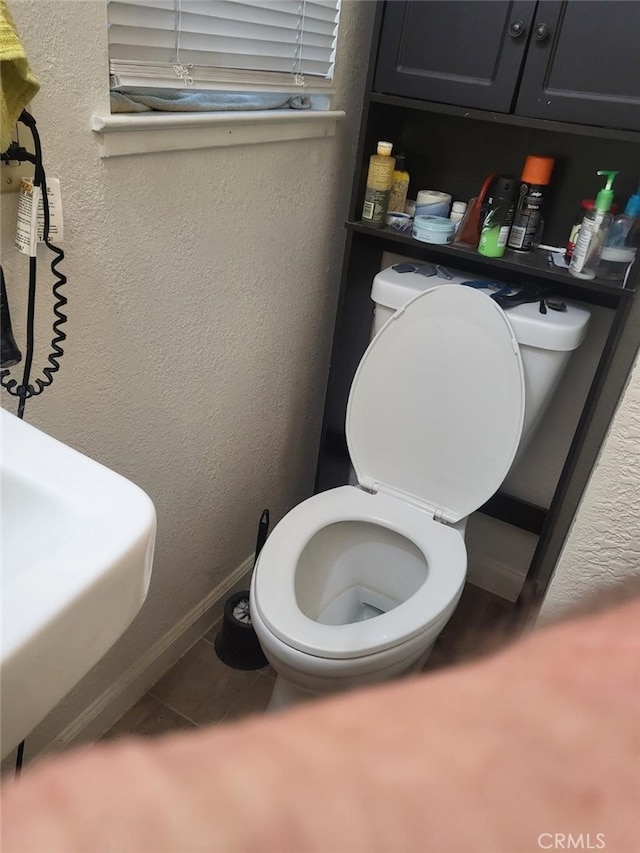17010 State Highway 175, Cobb, CA 95461 - bathroom with toilet and tile patterned flooring