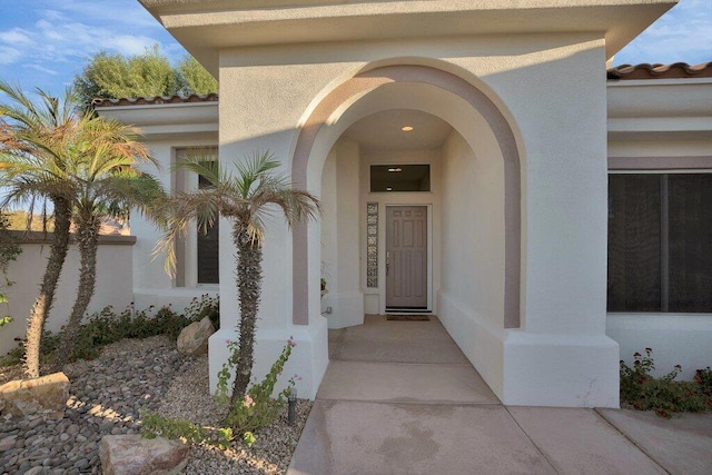 view of entrance to property