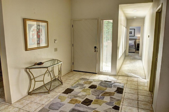 view of tiled entryway