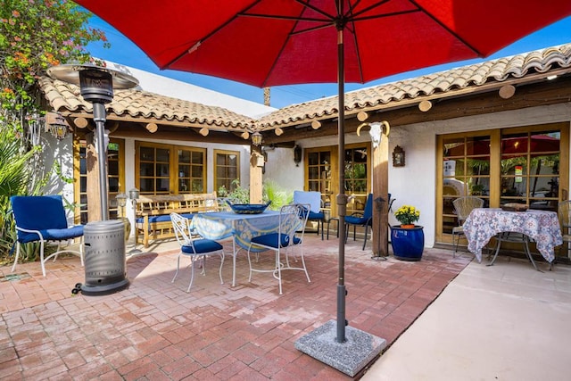 view of patio / terrace with french doors