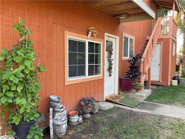 view of entrance to property