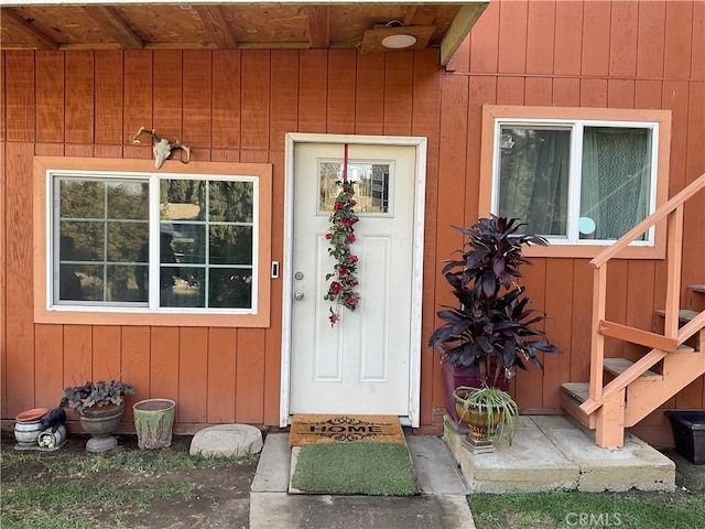 view of property entrance