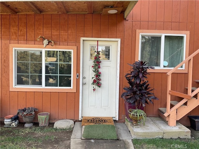 view of property entrance