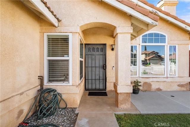 view of entrance to property