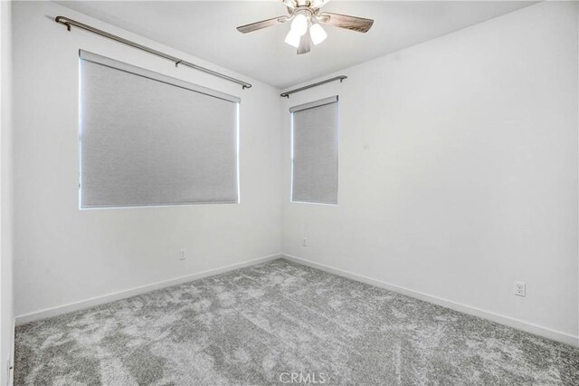 15974 Jamie Ln Unit 1, Fontana, CA 92336 - unfurnished room with carpet flooring, baseboards, and ceiling fan