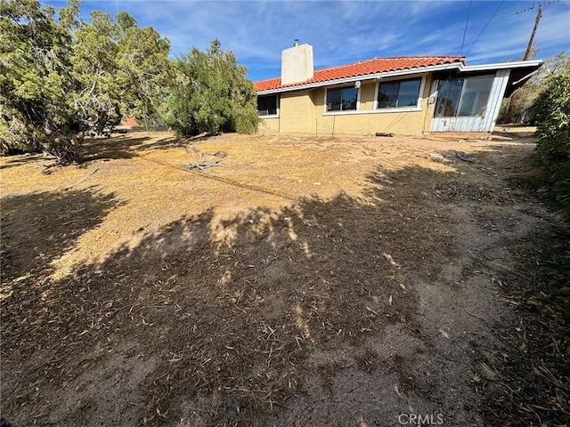 view of rear view of property