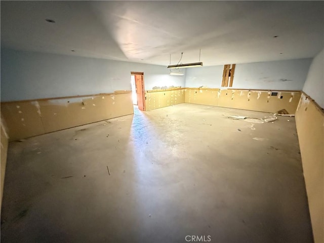 view of basement