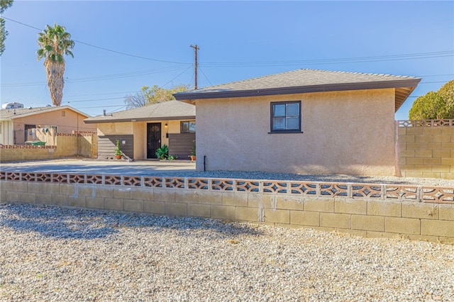 view of rear view of house