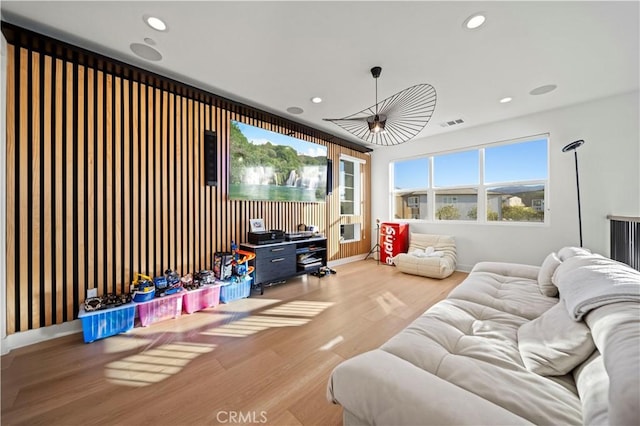 interior space featuring hardwood / wood-style floors