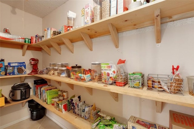 view of pantry