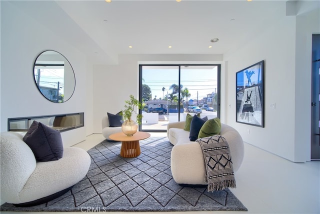 living room with a healthy amount of sunlight