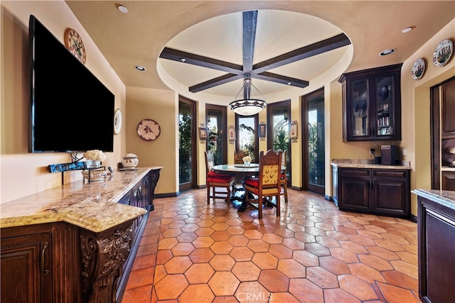 view of dining area