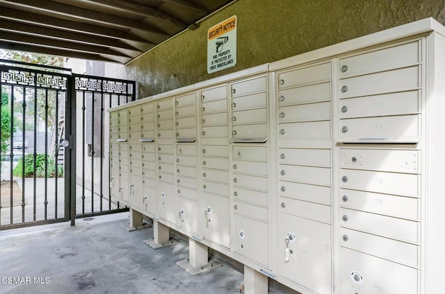 view of home's community with a mail area