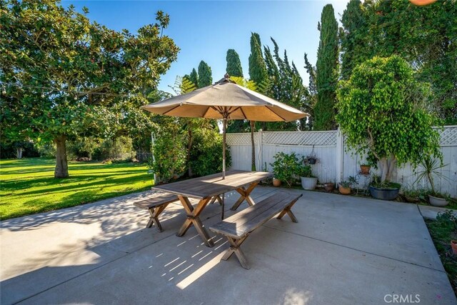 view of patio