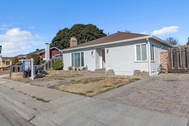 view of ranch-style house