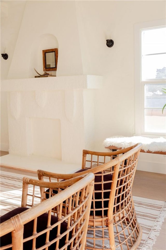 view of unfurnished dining area