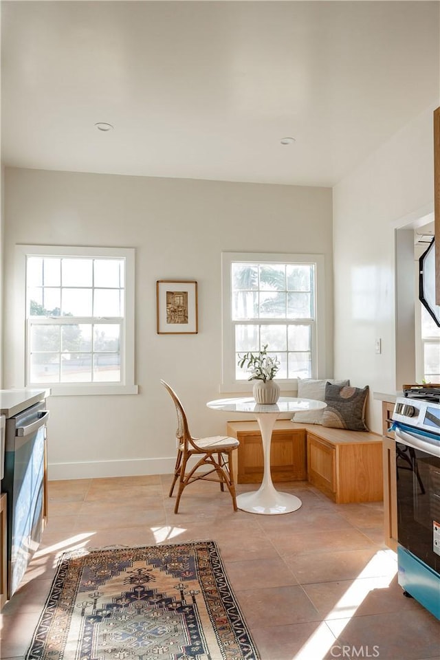 interior space with plenty of natural light