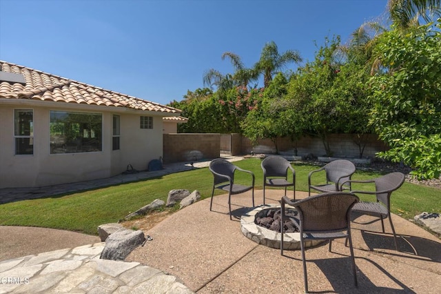 view of patio