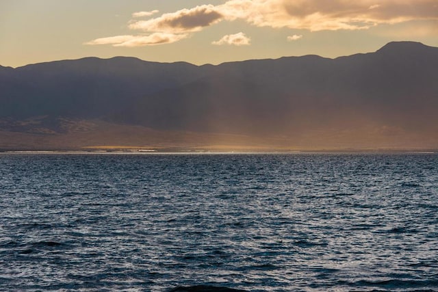 property view of water with a mountain view