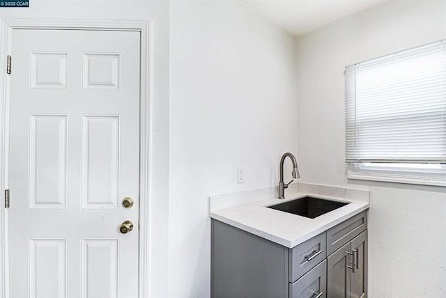 laundry area with sink