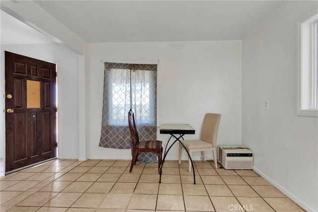 10394 Baker Rd, Lucerne Valley, CA 92356 - living area featuring light tile patterned flooring
