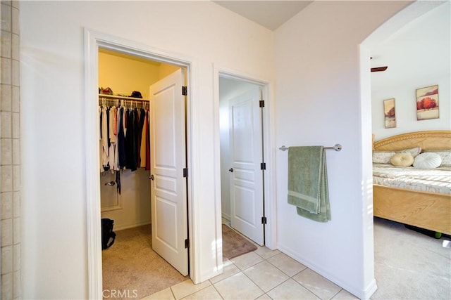 bathroom featuring tile patterned floors