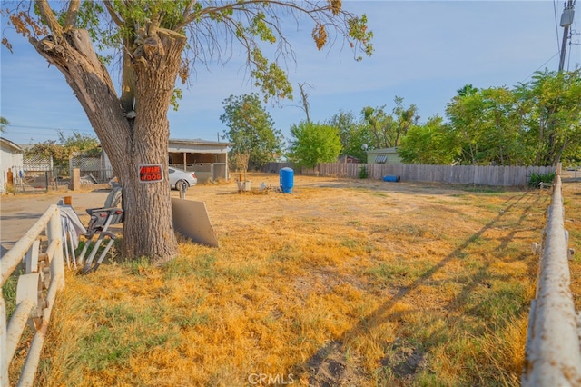 view of yard