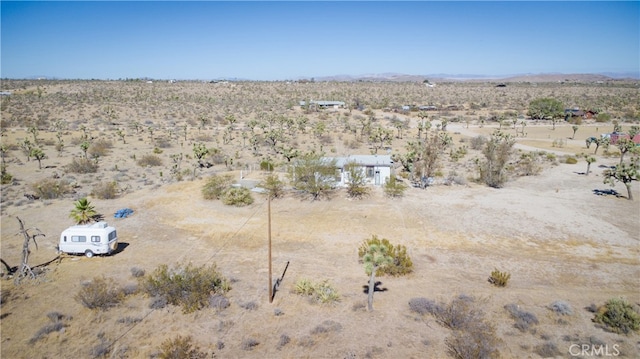 aerial view featuring a rural view