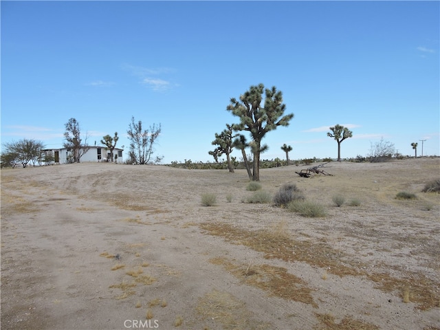 view of yard featuring a rural view