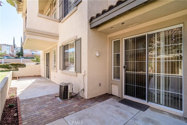 exterior space with central AC unit