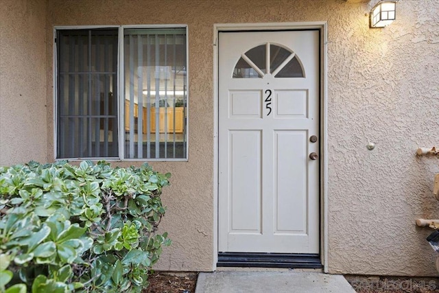 view of entrance to property