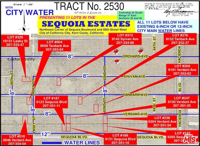 9142 Sylvan Ave, California City CA, 93505 land for sale