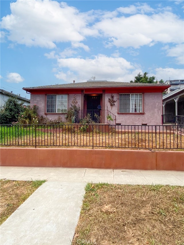 view of ranch-style home