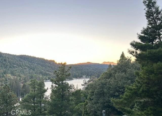 property view of mountains featuring a water view