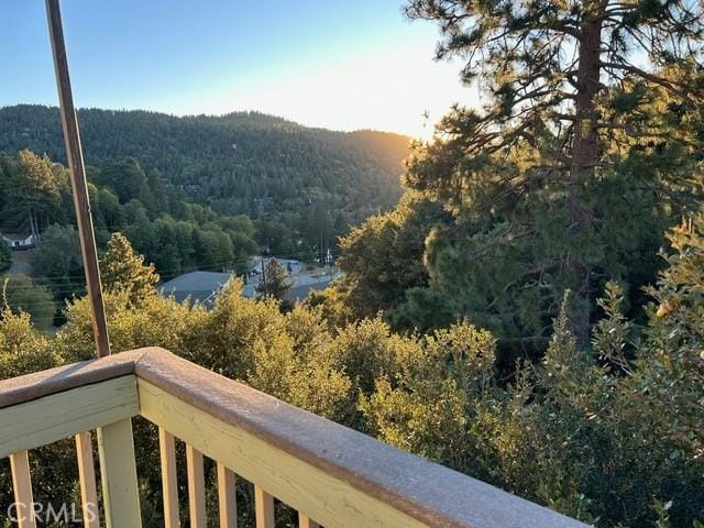 494 Delle Dr, Crestline, CA 92325 - mountain view with a heavily wooded area